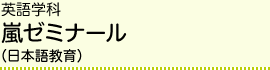 英語学科 嵐ゼミナール（日本語教育）